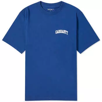 Футболка Carhartt Wip University Script, цвет Elder & White