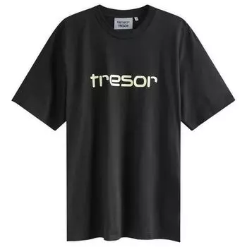 Футболка Carhartt Wip X Tresor Techno Alliance T-Shirt, цвет Black & Glow Green