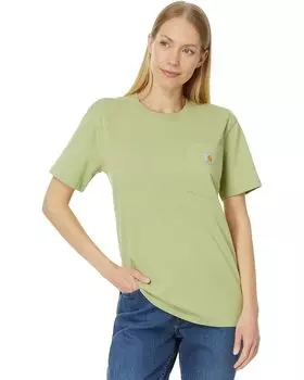 Футболка Carhartt WK87 Workwear Pocket Short Sleeve, цвет Dried Clay