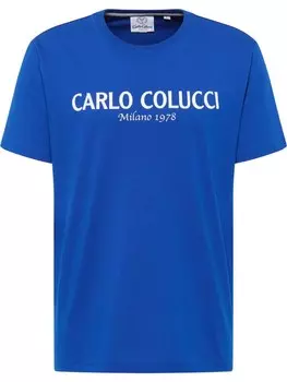 Футболка Carlo Colucci di Comun, цвет royalblau