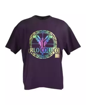 Футболка Carlo Colucci, фиолетовый