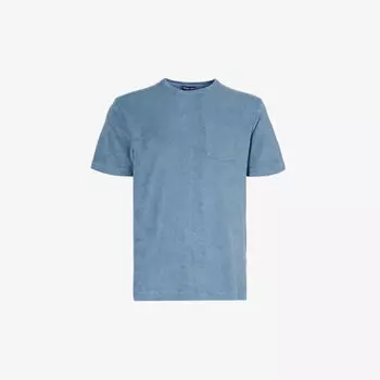 Футболка Carmo Terry с круглым вырезом из смесового хлопка Frescobol Carioca, цвет summer night