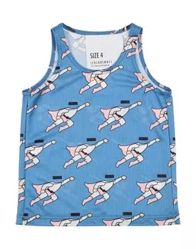 Футболка Caroline Bosmans, пастельный синий