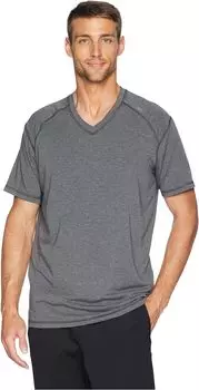 Футболка Carrollton с V-образным вырезом tasc Performance, цвет Black Heather