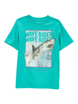 Футболка carter's, бирюзовый