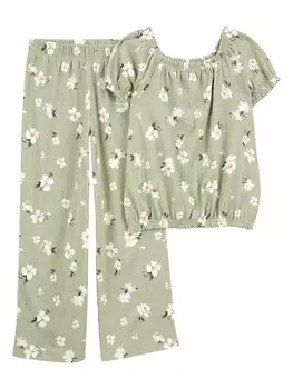 Футболка carter's, зеленый