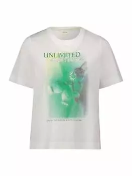 Футболка CARTOON, цвет patch cream/green