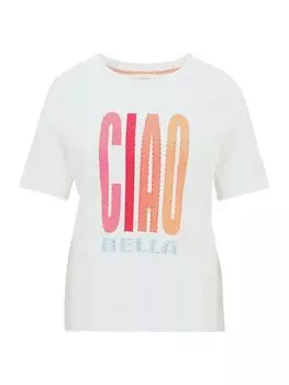 Футболка CARTOON, цвет patch cream/pink