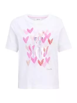 Футболка CARTOON, цвет patch cream/pink