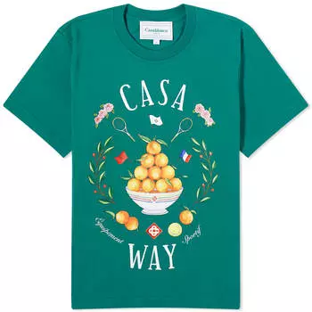 Футболка Casablanca Casa Way Fitted, зеленый