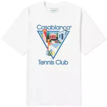 Футболка Casablanca La Joueuse, белый