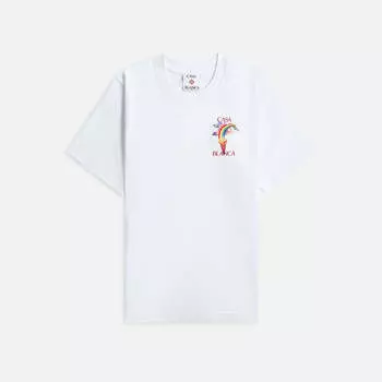 Футболка Casablanca Nature's Teacher Printed Tee, белый