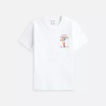 Футболка Casablanca Nature Teacher Tee, белый