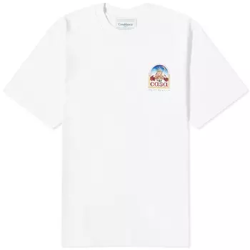 Футболка Casablanca Vue De L'Arche, белый