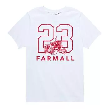 Футболка Case IH 23 Farmall с рисунком для мальчиков 8–20 лет Licensed Character