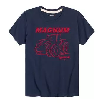 Футболка Case IH Magnum Tractor с графическим рисунком для мальчиков 8–20 лет Licensed Character, синий