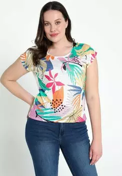 Футболка Cassis с принтом, мультиколор