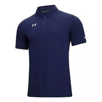 Футболка causual sports training polo male blue Under Armour, синий