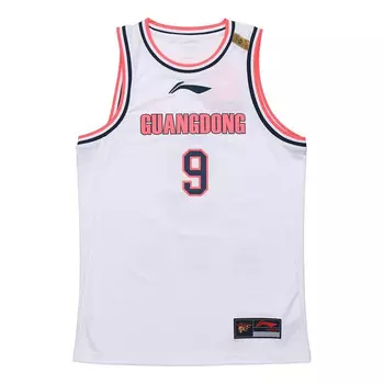 Футболка cba guangdong southern tigers yi jianlian баскетбольная майка Li-Ning, белый