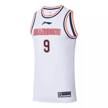 Футболка cba guangdong southern tigers yi jianlian баскетбольная майка Li-Ning, белый