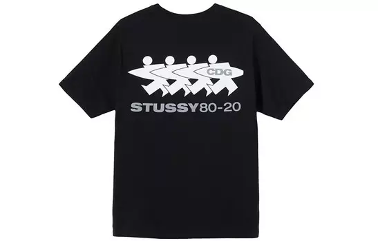 Футболка Cdg X унисекс Stussy, белый