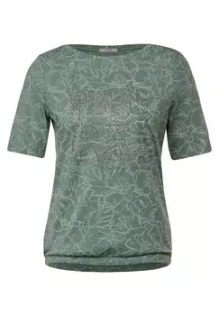 Футболка Cecil, цвет Grass Green