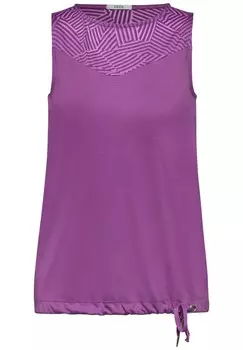 Футболка CECIL, цвет mottled purple