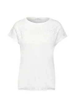 Футболка CECIL, цвет Vanilla White