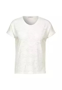 Футболка CECIL, цвет Vanilla White