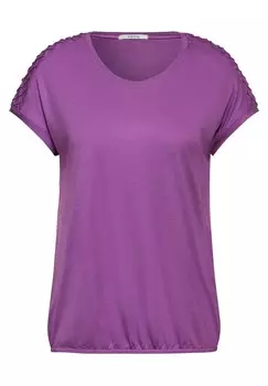Футболка CECIL, фиолетовый