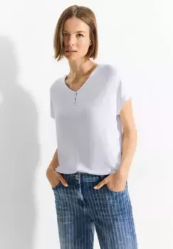 Футболка Cecil из мягкой вискозы, белый