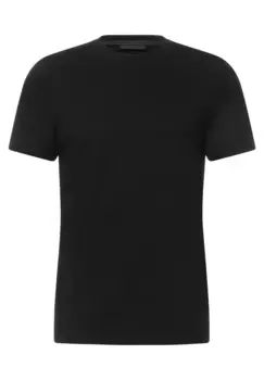 Футболка Cecil, круглый вырез, черный