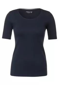 Футболка Cecil LENA, ночная синяя