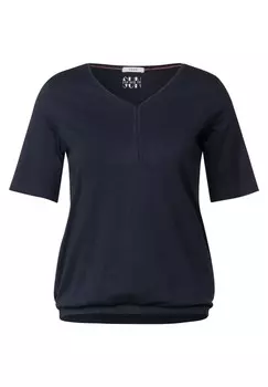 Футболка Cecil, ночная синяя