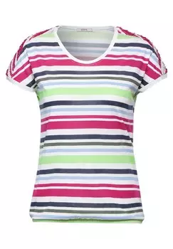 Футболка Cecil, разноцветный