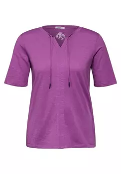 Футболка CECIL Shirt, цвет mottled purple