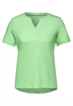 Футболка CECIL Shirt, лаймовый