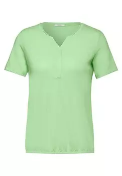 Футболка CECIL Shirt, лаймовый