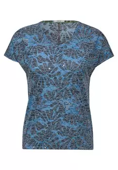 Футболка CECIL Shirt, синий