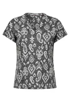 Футболка CECIL Shirt, темно-серый