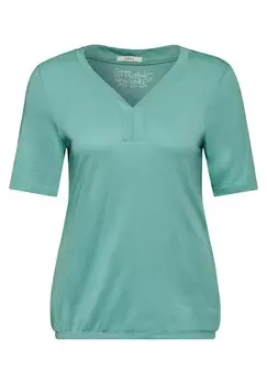 Футболка CECIL Shirt, зеленый