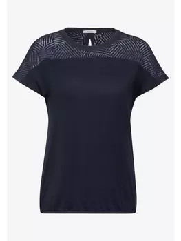 Футболка Cecil T-Shirt, цвет universal blue