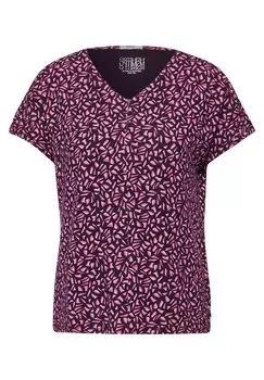 Футболка CECIL, тёмно-розовый