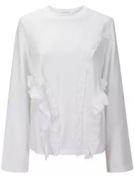 Футболка Cecilie Bahnsen Alva из джерси, белый