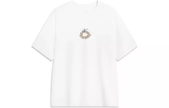 Футболка CF унисекс белая Lining, белый