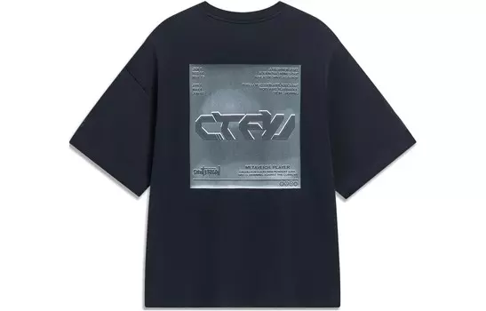 Футболка CF унисекс черная Lining, черный