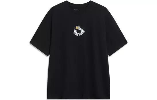 Футболка CF унисекс черная Lining, черный