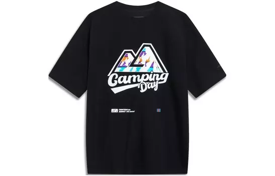 Футболка CF унисекс черная Lining, черный