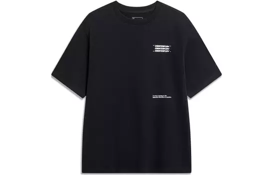 Футболка CF унисекс черная Lining, черный