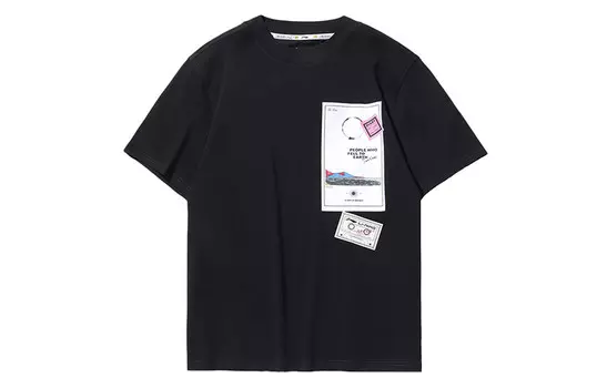 Футболка CF унисекс New Standard черная Lining, черный